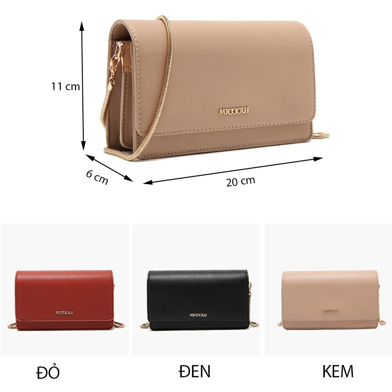 Túi Xách Nữ 💜𝗙𝗥𝗘𝗘𝗦𝗛𝗜𝗣💜 Túi Xách Nữ Đeo Chéo Chính Hãng MICOCAH Dáng Công Sở Thời Trang Phong Cách Vintage Siêu Đẹp MC01 | BigBuy360 - bigbuy360.vn
