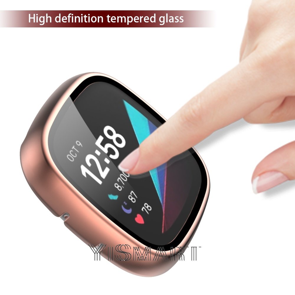 Ốp Cứng Chống Sốc Chống Trầy Xước Bảo Vệ Màn Hình Cho Fitbit Versa 3 / Fitbit Sense 3