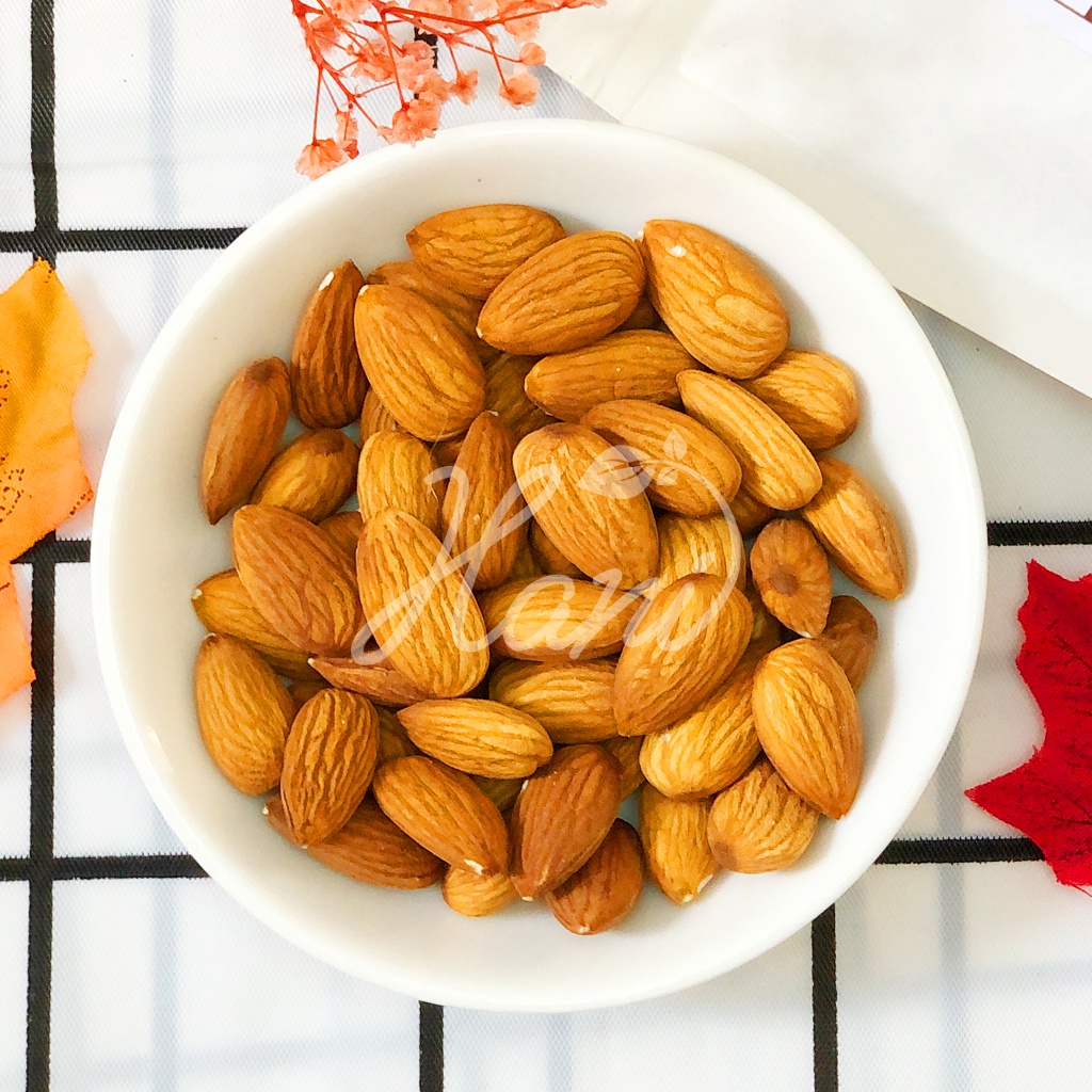 500g Hạnh Nhân Mỹ Sấy Chín Nhập Khẩu 100% Tách Vỏ (Hàng Có Sẵn) ❣️ Kho Sỉ Dinh Dưỡng HANI Food