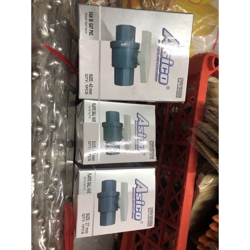Van nhựa khoá ống nước PVC fi 21-27