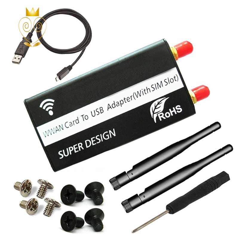 Bảng Mạch Mini Pcie Sang Usb Có Ăng Ten Thu Sóng U8300C 4g