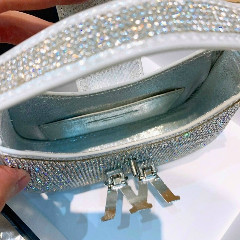 Túi W đính đá cực hot size mini &amp; size 22cm full hộp
