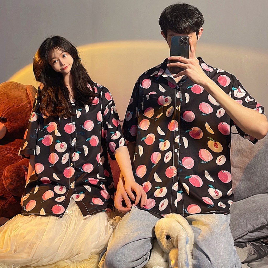 Áo sơ mi nữ from rộng hàn quốc , sơ mi nam nữ vải voan lụa mịn mát free size 40kg - 70kg