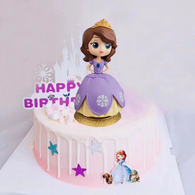 Mô Hình Công Chúa Bạch Tuyết Và Alice Dùng Trang Trí Bánh Kem