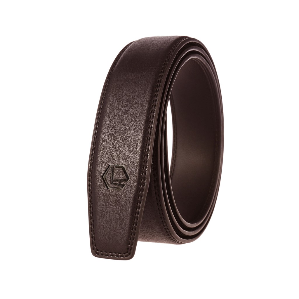Thắt lưng nam da thật không đầu khóa Anh Tho Leather - Nâu