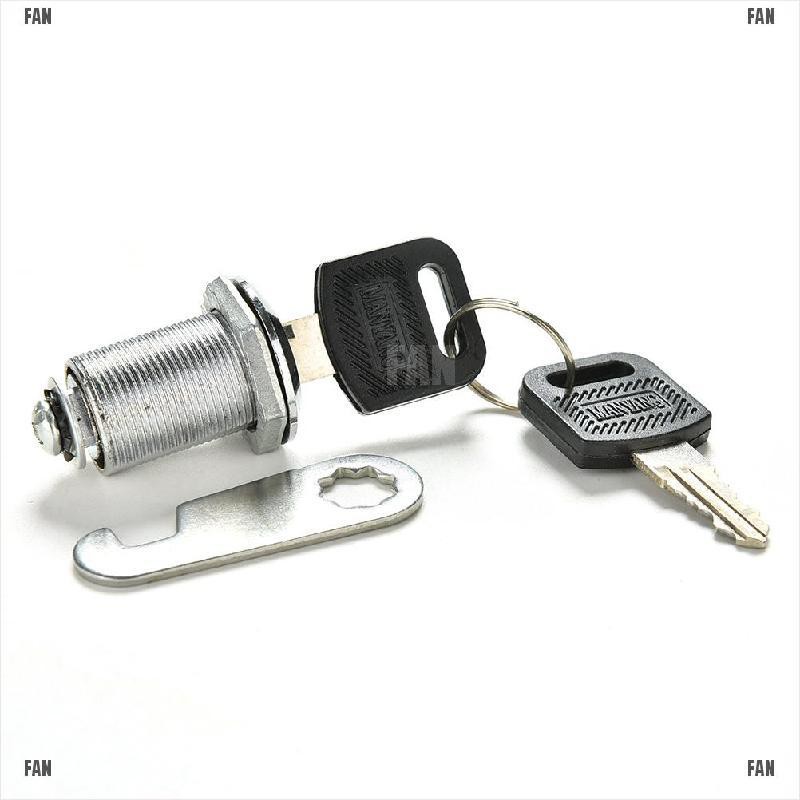 Khoá tủ quần áo kích thước 16mm 20mm 25mm 30mm kèm 2 chìa khoá tiện dụng