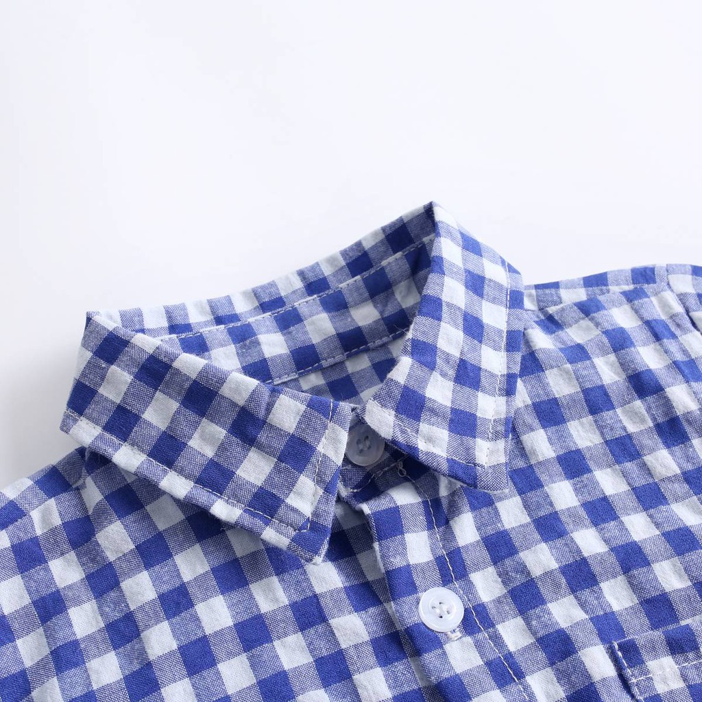 Bộ Đồ Liền Thân Sanlutoz Màu Xanh Dương Dành Cho Bé Trai