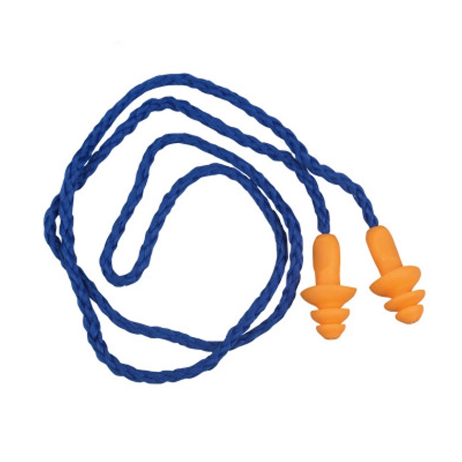 1 đôi 3M 1270 nút nhét tai chống ồn có dây Dạng nút cao su mềm êm tai