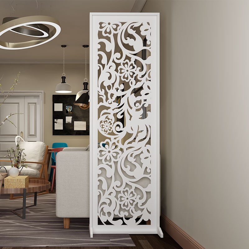 Bình phong vách ngăn chắn phòng hoa cúc hiện đại phòng khách IGA- IG487