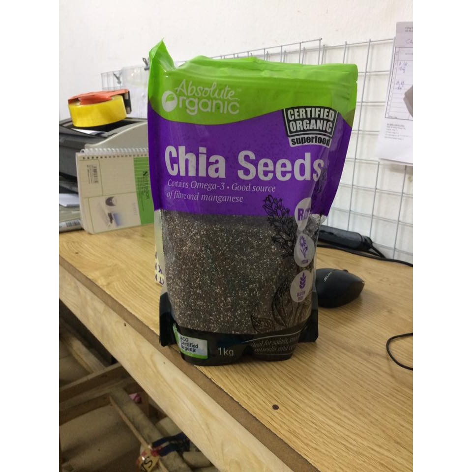 Hạt chia Úc Organic Chia Seeds 1kg