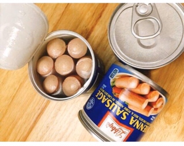 [HSD 09/07/2022] 🌭🥓XÚC XÍCH ĐÓNG HỘP LIBBYS VIENNA SAUSAGE của MỸ Thùng 18 Lon 2,3kg🍳🍔 💧Quy cách: 18 Lon/2.3kg