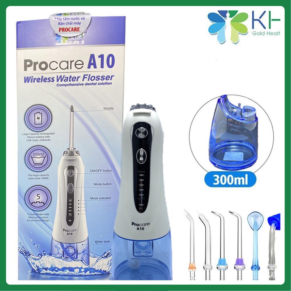 Máy tăm nước cao cấp PROCARE A10 Thế Hệ Mới | Hàng Chính Hãng - Chăm Sóc Răng Miệng Hiệu Quả