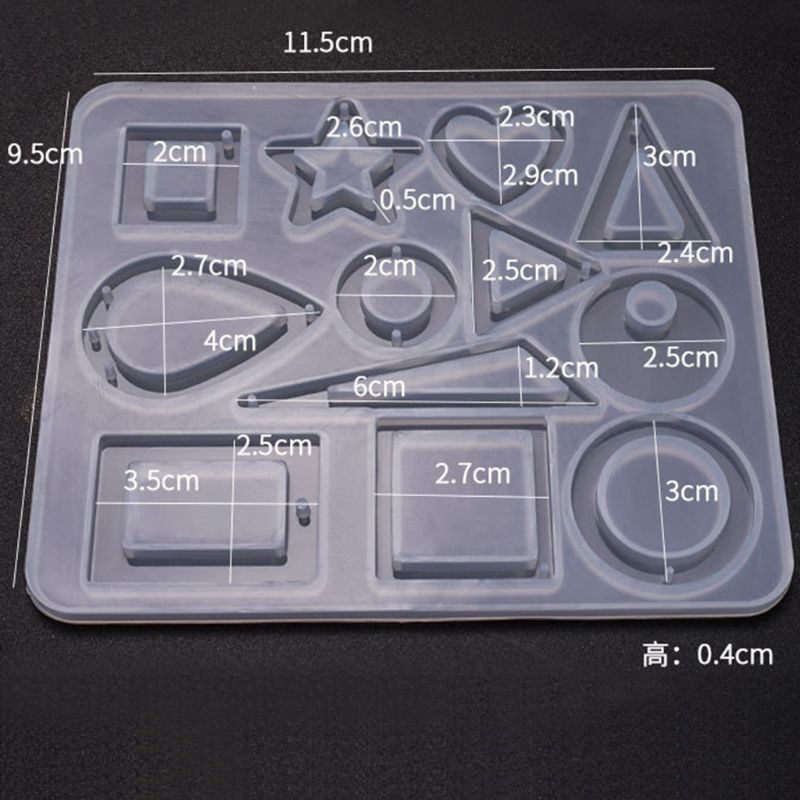 [Hàng mới về] Khuôn silicone làm mặt vòng cổ acrylic