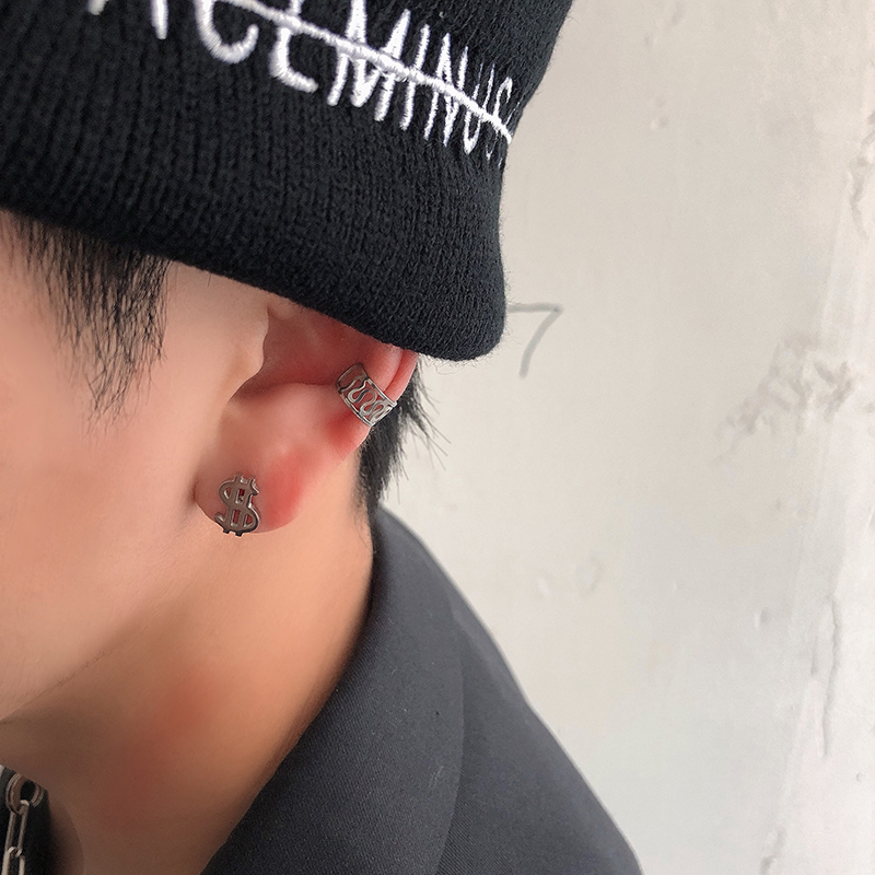 Hoa tai thiết kế đơn giản phong cách Hiphop cá tính năng động