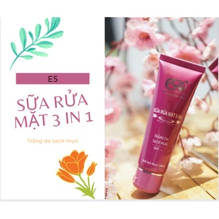 E5 - sữa rửa mặt 3in 1