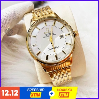 Đồng hồ nam omega dây thép đúc đặc thanh lịch BH 12 tháng.