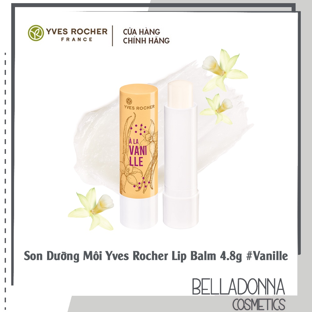 (Chính hãng) Son Dưỡng Môi Chiết Xuất Vani Yves Rocher Vanilla Lip Balm 4.8g