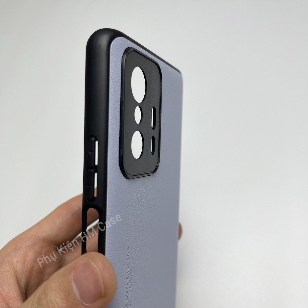 Ốp lưng da trơn Xiaomi MI 11T / Mi 11T Pro, Họa tiết đồng tâm sang trọng