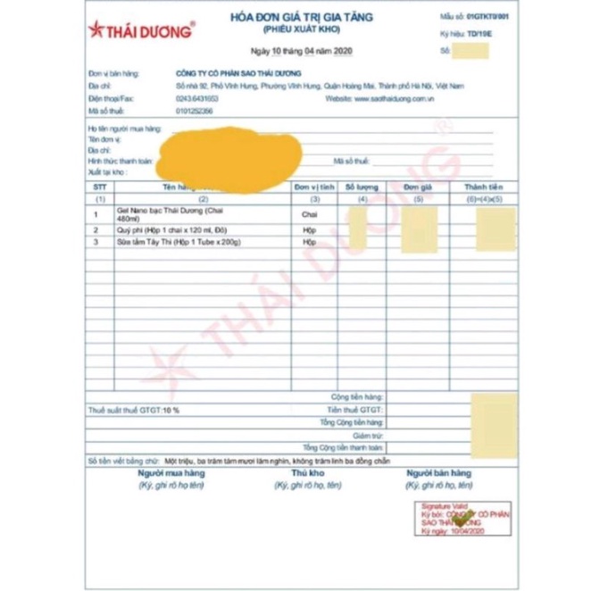 SỮA TẮM TÂY THI THÁI DƯƠNG 200G