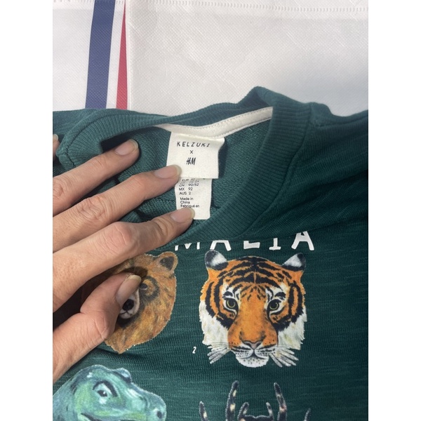 Áo thun dài tay bé trai HM 1-8 tuổi 🌈 Áo hoodie bé trai cotton nỉ lót bông xuất dư 0922