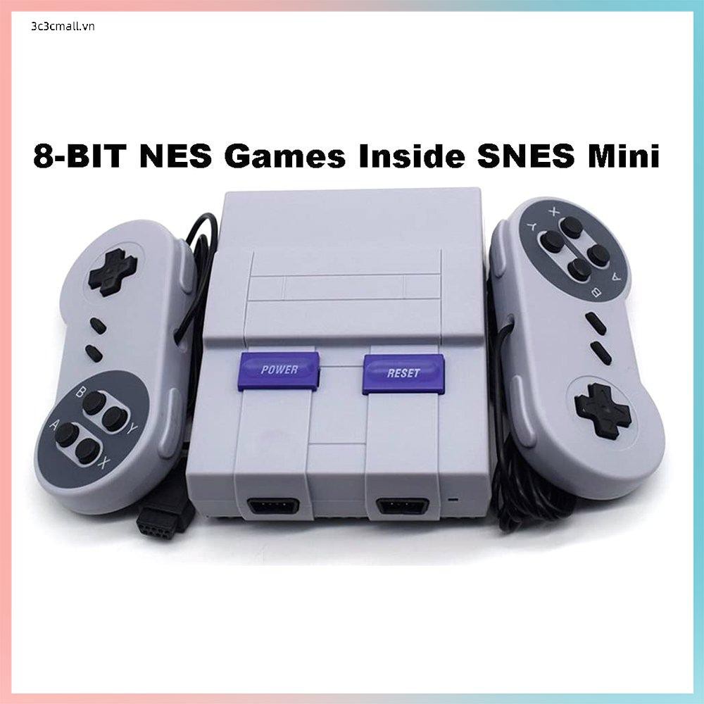 ✨chất lượng cao✨ Snes Nes Super Classic Tv Game Consoles 16-Bit Video Game Console Built-In 660 Classic Games Console