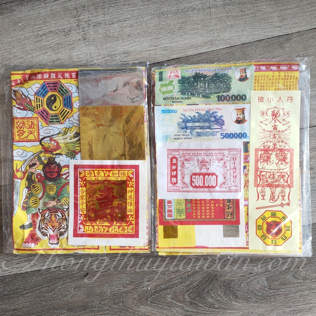 Bộ giấy cúng Phong_Long, Xã_Xui kèm văn khấn