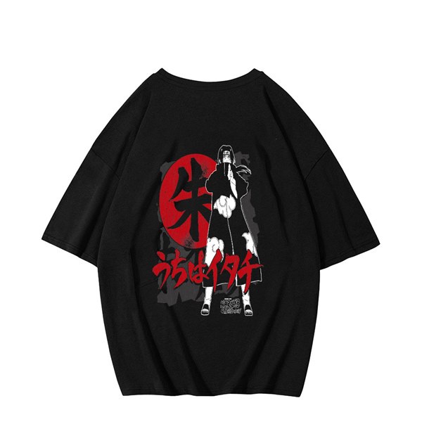 Áo Thun Tphcm Naruto Shippuden Itatchi lạnh lùng Japan ZUBORO Basic Siêu Rẻ NAR202111042