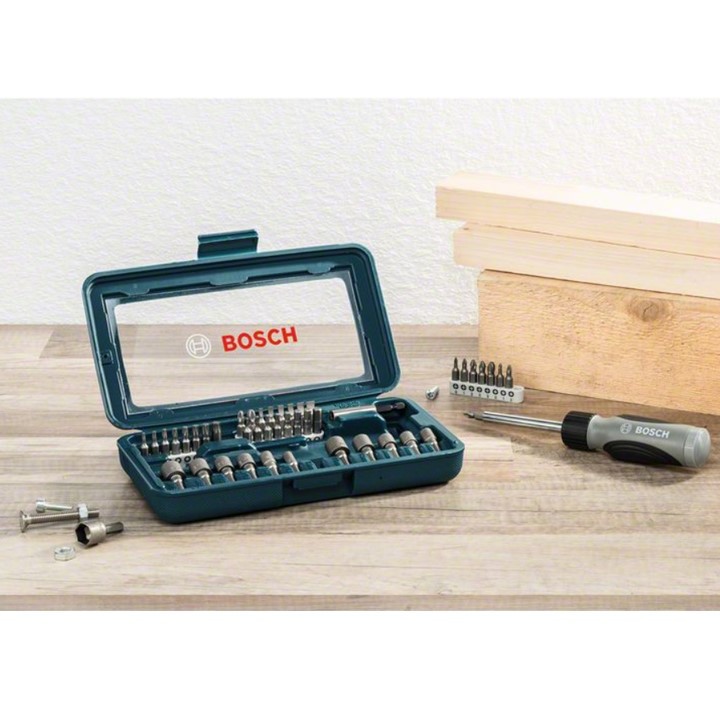 Bộ vặn vít đa năng 46 chi tiết Bosch 2607019504