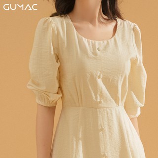 Đầm eo xếp tay phồng DA780 GUMAC