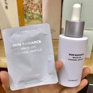 10 gói Tinh chất TRUYỀN TRẮNG da chuyên sâu Skin Radiance white on Galvanic ampoule OHUI LG