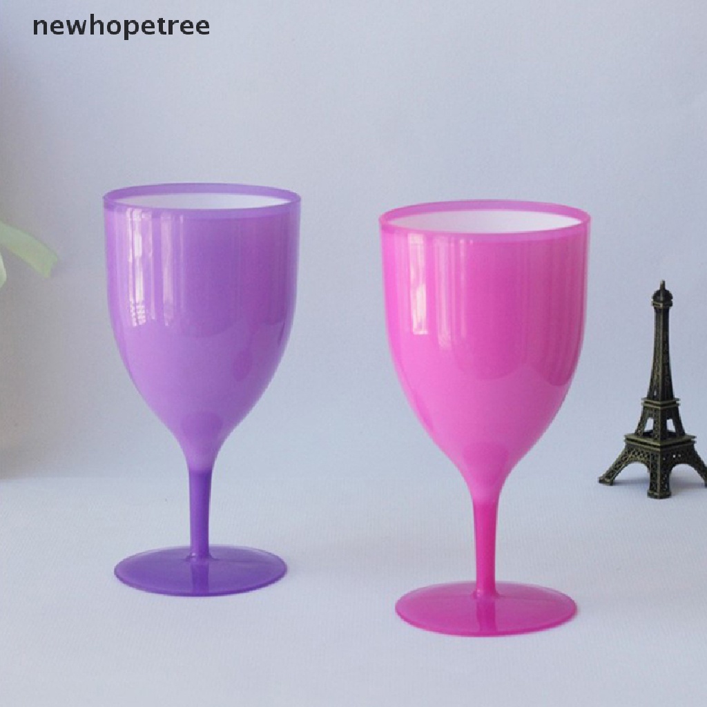 Set 6 Ly Nhựa Uống Rượu Cocktail Hai Lớp Tiện Dụng Khi Đi Dã Ngoại