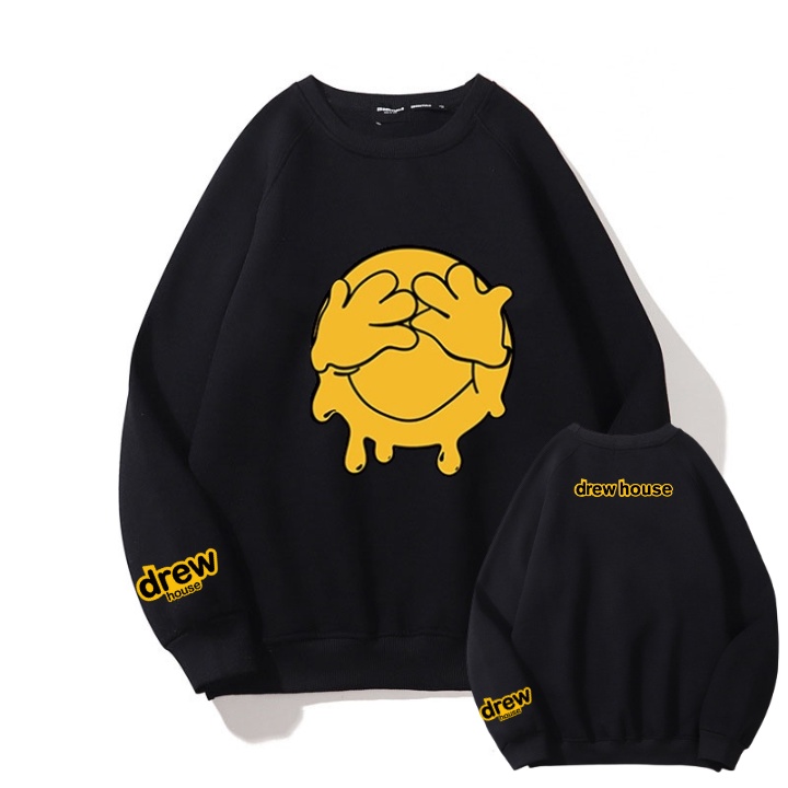 Áo sweeter nỉ nam nữ drew khủng long chất nỉ cotton dầy không xù full size