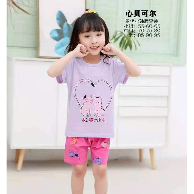 🌺15-23kg🌺 Bộ cotton Quảng Châu xuất hàn cực xinh, đủ size nhí - trung - đại. CHỌN MÀU. BẢNG MÀU BÉ GÁI SỐ 3