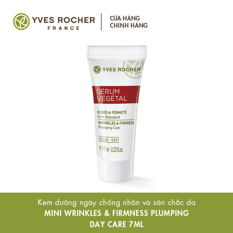 Kem Dưỡng Ngày Chống Nhăn Và Săn Chắc Da Yves Rocher Mini Wrinkles &amp; Firmness Plumping Day Care 7ml