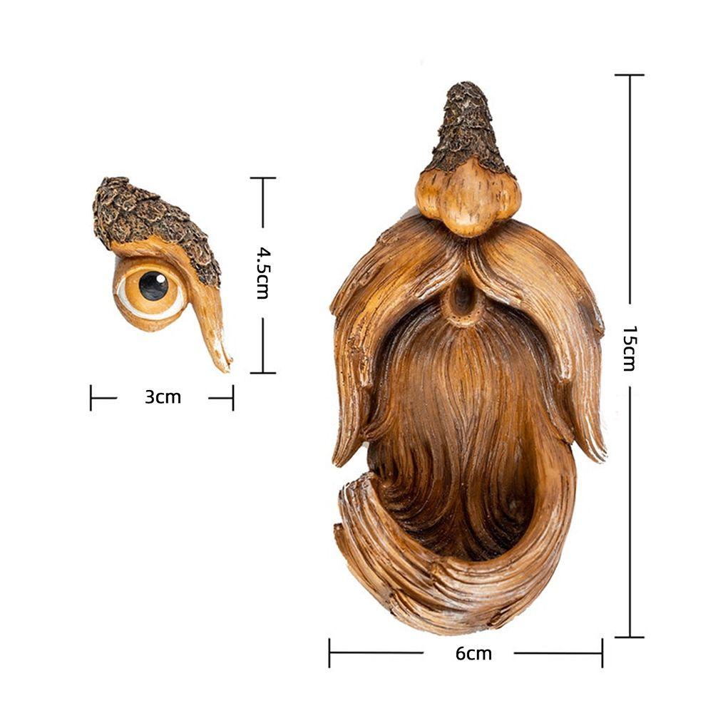 Mô Hình Khuôn Mặt Ông Già Trang Trí Sân Vườn