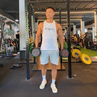 Áo Ba Lỗ Nam, Áo tank top tập gym nam , áo tập gym cao cấp, áo ba lỗ gym max , áo gym max chất liệu cotton thấm hút tốt
