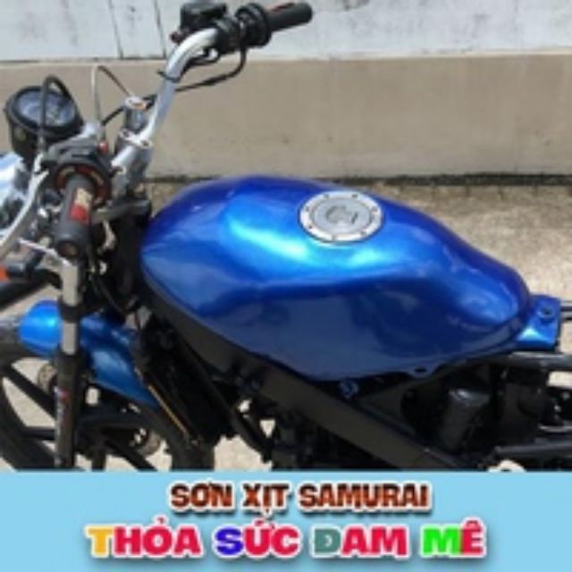 SƠN SAMURAI COMBO MÀU XANH DƯƠNG HONDA H139 GỒM 4 CHAI