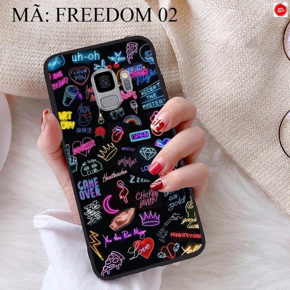 <Giảm giá> Ốp lưng Samsung S9 viền dẻo TPU BST Phong Cách Freedom