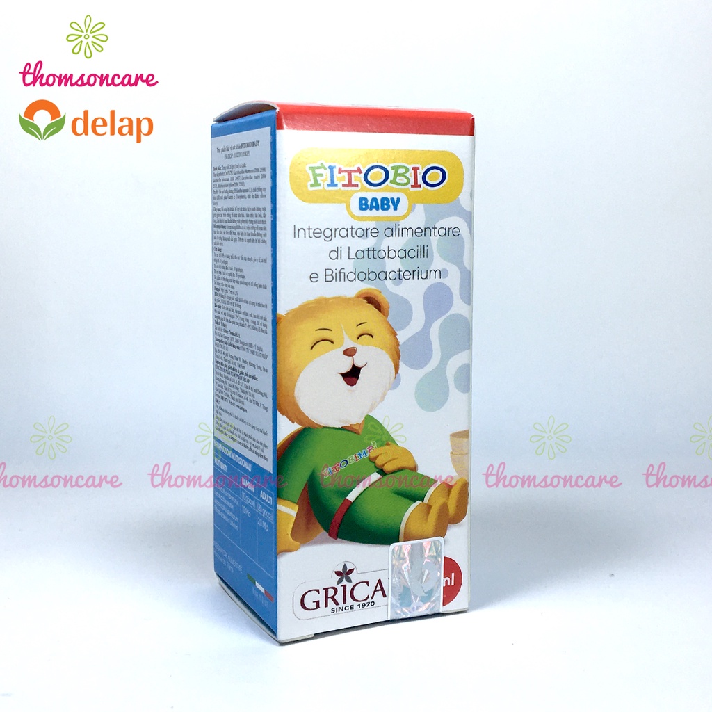 Fitobio baby Hỗ trợ vệ sinh đường ruột tăng cường hệ tiêu hóa cho bé giúp bé ăn ngon khỏe mạnh dược phẩm Delap Mamaba