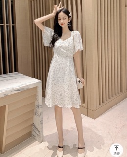 Đầm váy bi rối trắng v2 (kèm hình thật)