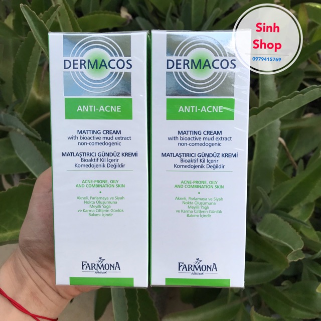 Kem Bôi Mụn Trứng Cá Dermacos Farmona 50ml (bill ảnh tiếp) | BigBuy360 - bigbuy360.vn