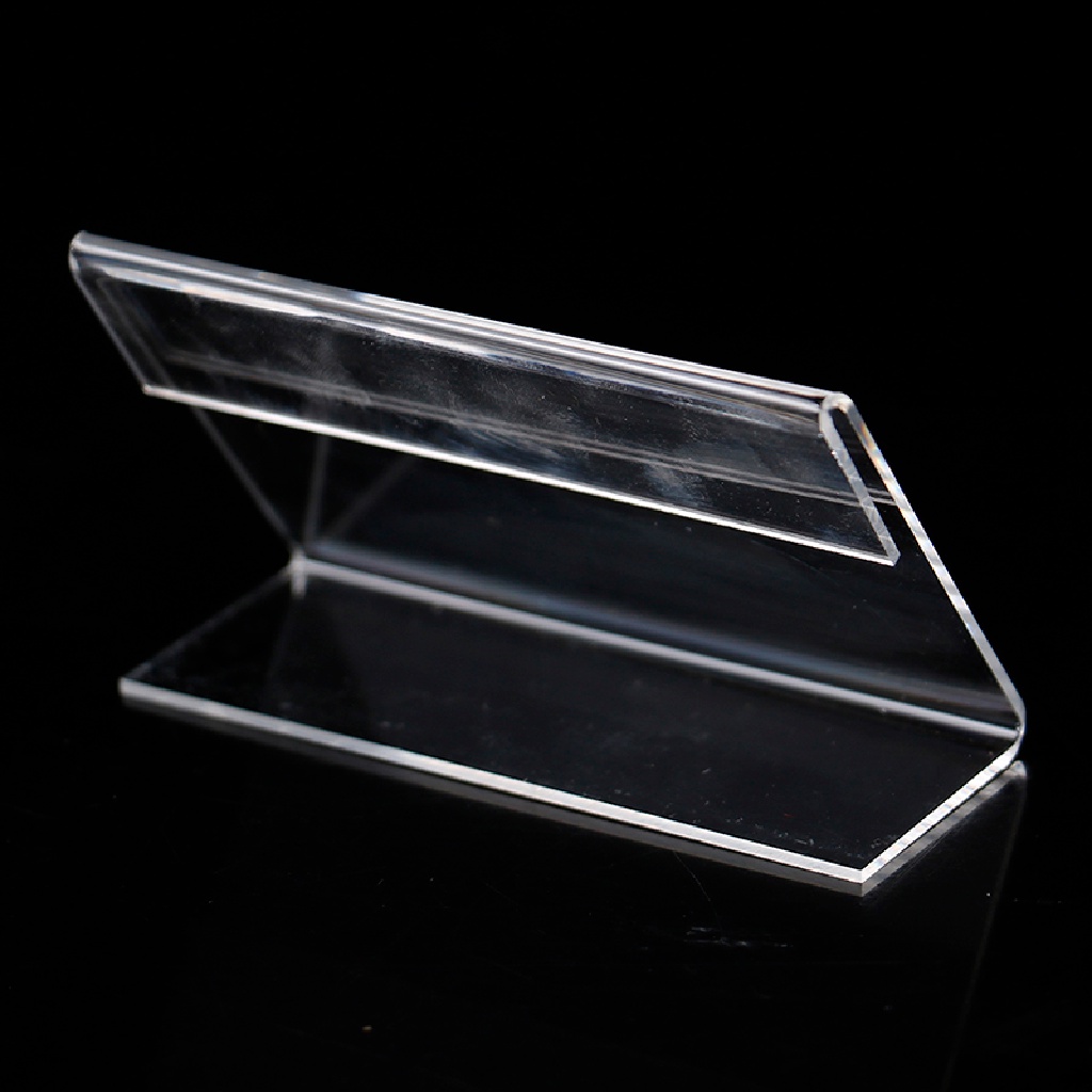 Bộ 5 Khung Gắn Thẻ Ghi Giá Tiền Bằng Acrylic Tiện Dụng