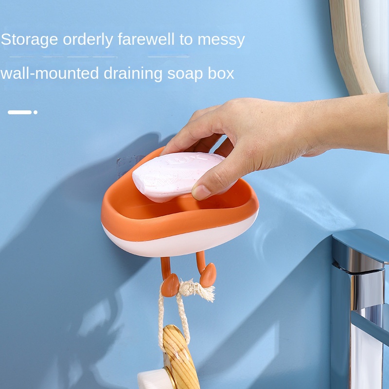 Giá Đỡ Xà Phòng Gắn Tường Hình Đám Mây Không Cần Khoan Lỗ Sáng Tạo Cho Nhà Tắm