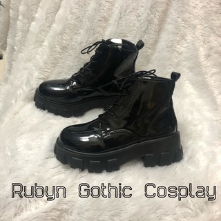 [Sẵn] S5. Giày Boots Chiến Binh mẫu mới 2020 5cm ( size 35-40 ) ( BÓNG và NHÁM )