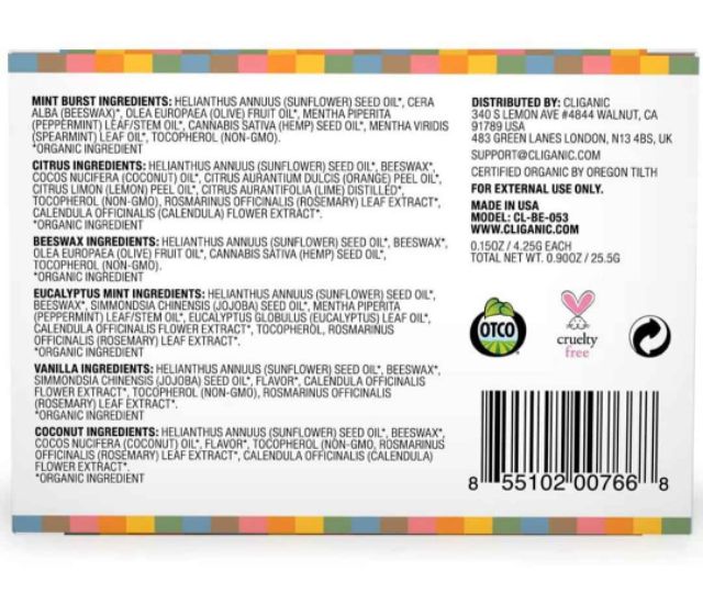 [Nhập Mỹ] Son dưỡng môi hữu cơ Cliganic USA | BigBuy360 - bigbuy360.vn