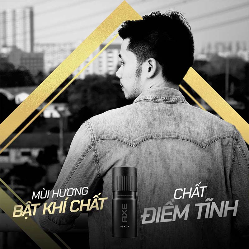Xịt Ngăn Mùi Toàn Thân Axe 150ml với 6 hương thơm nam tính mạnh mẽ và lưu hương lâu tới 48h