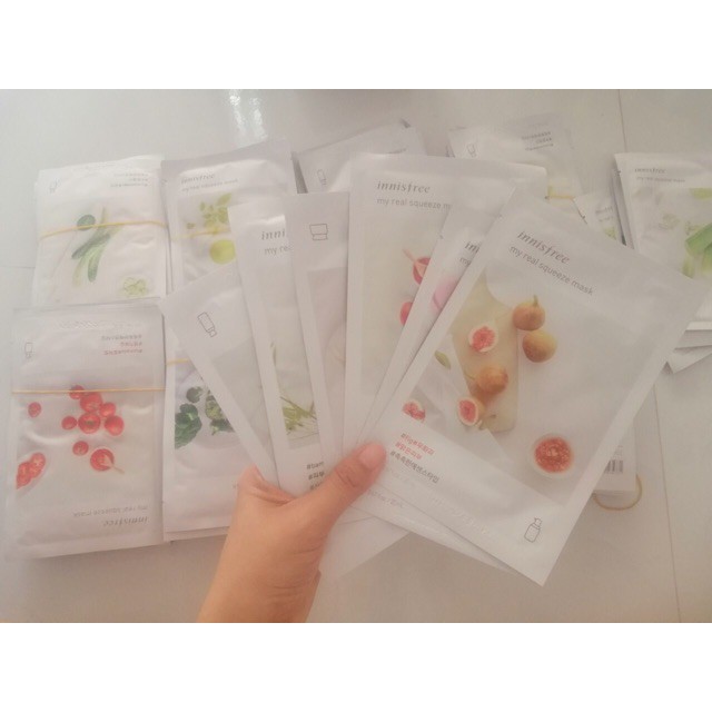 ( Chính Hãng ) Mặt nạ giấy innissfree Cấp ẩm, trắng da ( Mỹ Phẩm Mix )