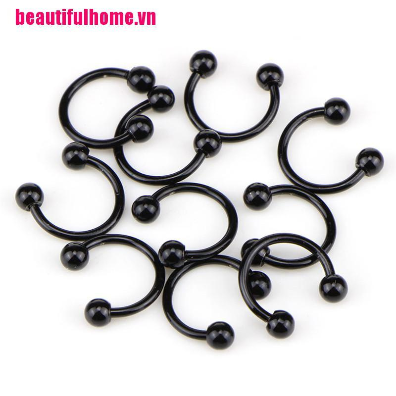 Bộ 10 Mũi / Môi Bằng Thép Không Gỉ