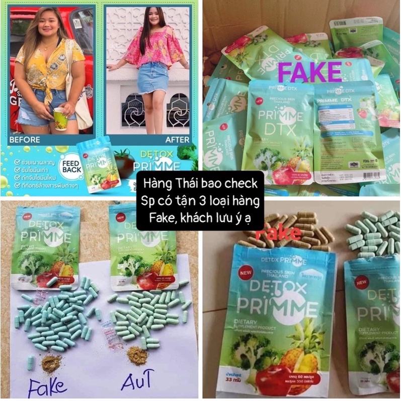 [CHỈ BÁN HÀNG THÁI] DETOX GIẢM CÂN RAU XANH DETOX PRIME