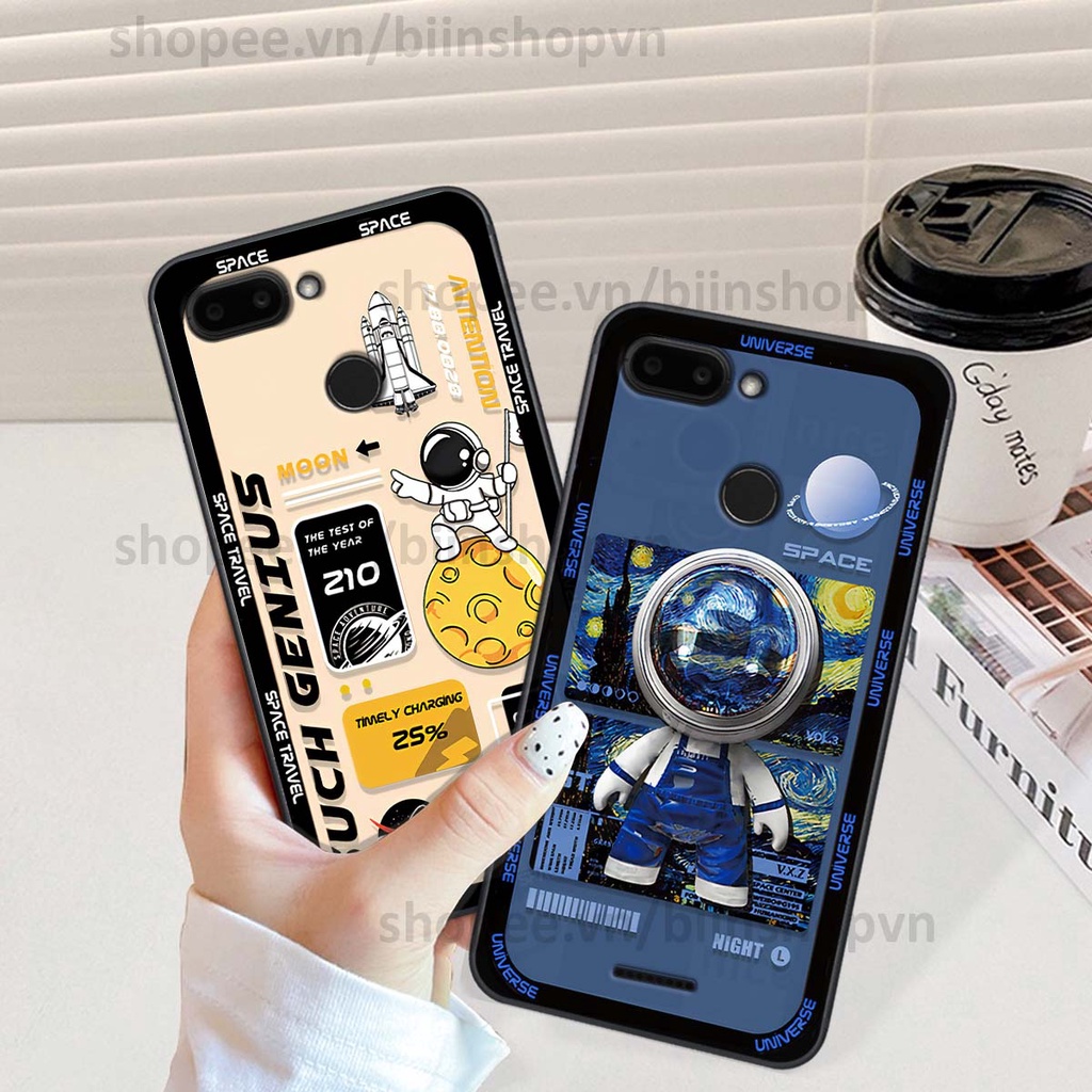 Ốp Xiaomi Redmi 6 phi hành gia vũ trụ space.x siêu đẹp, thời trang